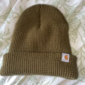 Olive Green Carhartt Beanie
